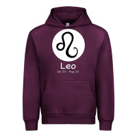 Mauve Wine Leo Horoscope Urban Hoodie - Bettercallsaul