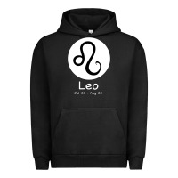 Pigment Black Leo Horoscope Urban Hoodie - Bettercallsaul