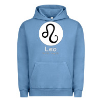 Pigment Pebble Blue Leo Horoscope Urban Hoodie - Bettercallsaul