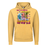Vintage Mustard lifes a beach make some waves Vintage Hoodie - texasbilliewilder