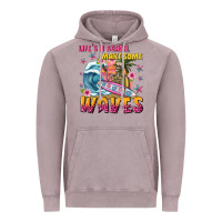 Vintage Zinc lifes a beach make some waves Vintage Hoodie - texasbilliewilder