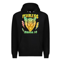 Black fearless joshua 1 9 cheetah Premium Hoodie - LillyAllenDesigns