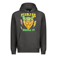 Charcoal Heather fearless joshua 1 9 cheetah Premium Hoodie - LillyAllenDesigns