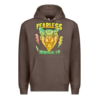 Coffee fearless joshua 1 9 cheetah Premium Hoodie - LillyAllenDesigns