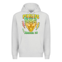 Dove Grey fearless joshua 1 9 cheetah Premium Hoodie - LillyAllenDesigns