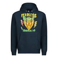 Navy fearless joshua 1 9 cheetah Premium Hoodie - LillyAllenDesigns