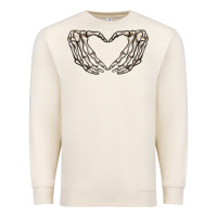 Sandshell skeleton heart Premium Sweatshirt - MaliasSmallBusiness