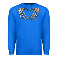 True Royal skeleton heart Premium Sweatshirt - MaliasSmallBusiness