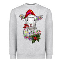 Heather Grey christmas baby sheep Heavyweight Sweatshirt - RanaPortraitStore