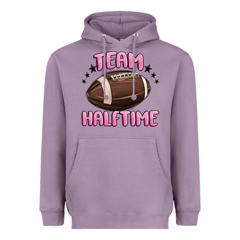 Team Halftime Football Heavyweight Hoodie by MaliasSmallBusiness | Teevron