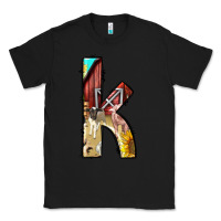 Black farm life alphabet lowercase letters k Classic Tee - BundleAndBundleShop