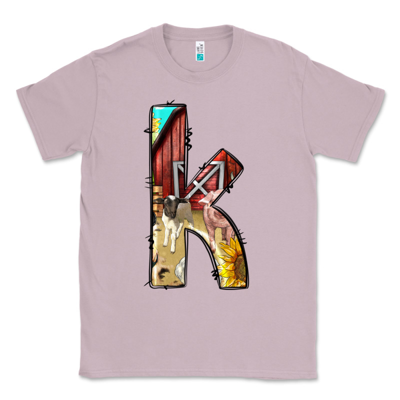Farm Life Alphabet Lowercase Letters K Classic Tee by BundleAndBundleShop | Teevron
