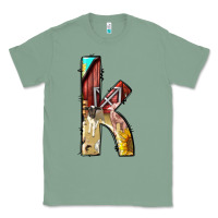 Sage farm life alphabet lowercase letters k Classic Tee - BundleAndBundleShop
