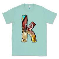 Seafoam farm life alphabet lowercase letters k Classic Tee - BundleAndBundleShop