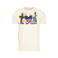 Vintage Arctic Faith love Freedom 4th of july Vintage Tee - CowGirlArtShop