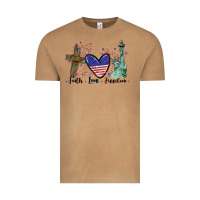 Vintage Camel Faith love Freedom 4th of july Vintage Tee - CowGirlArtShop
