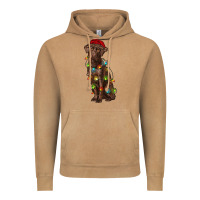 Vintage Camel Christmas labrador retriever Vintage Hoodie - RanaPortraitStore