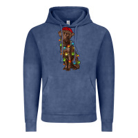 Vintage Denim Christmas labrador retriever Vintage Hoodie - RanaPortraitStore