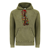 Vintage Olive Christmas labrador retriever Vintage Hoodie - RanaPortraitStore