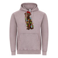 Vintage Zinc Christmas labrador retriever Vintage Hoodie - RanaPortraitStore