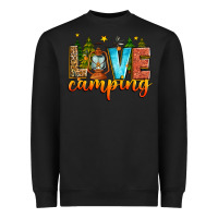 Black love camping Heavyweight Sweatshirt - Zillion Design Studio