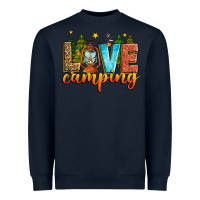 Navy love camping Heavyweight Sweatshirt - Zillion Design Studio