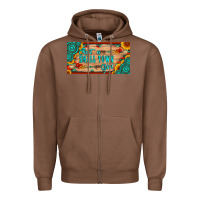 Chestnut just a small town girl wlth gemstone arrow and sunflowers licanse plat Zipper Hoodie - Artiststas