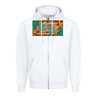 White just a small town girl wlth gemstone arrow and sunflowers licanse plat Zipper Hoodie - Artiststas