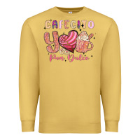 Antique Gold cafecito y pan dulce Premium Sweatshirt - MaliasSmallBusiness