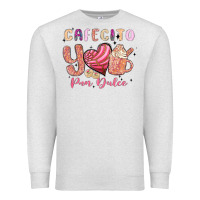 Oatmeal Heather cafecito y pan dulce Premium Sweatshirt - MaliasSmallBusiness
