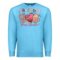 Ocean Blue cafecito y pan dulce Premium Sweatshirt - MaliasSmallBusiness