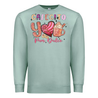 Seafoam cafecito y pan dulce Premium Sweatshirt - MaliasSmallBusiness