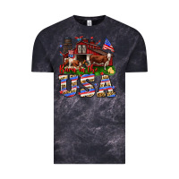 Cloud Black Barn in the USA Vintage Tee - Neo Western