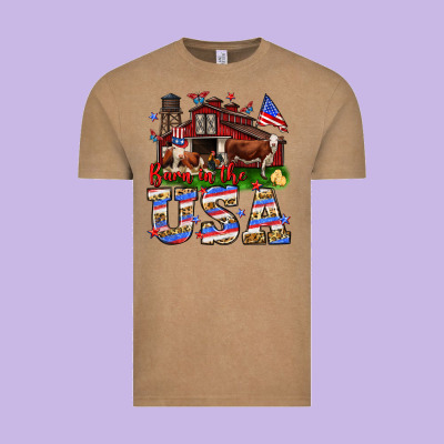 Barn In The Usa Vintage Tee Designed By Neo Western