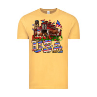Vintage Mustard Barn in the USA Vintage Tee - Neo Western