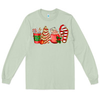 Matcha christmas tree cake and coffee cups ado Long Sleeve Tee - AdoDesignShop