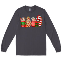 Smoke christmas tree cake and coffee cups ado Long Sleeve Tee - AdoDesignShop
