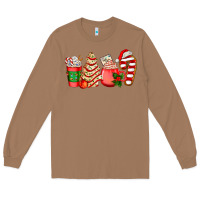 Toasted Coconut christmas tree cake and coffee cups ado Long Sleeve Tee - AdoDesignShop