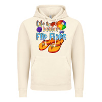 Vintage Artic life is better in flip flops Vintage Hoodie - texasbilliewilder