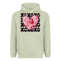 Matcha xoxo heart valentine's day Heavyweight Hoodie - MaliasSmallBusiness