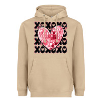 Mushroom xoxo heart valentine's day Heavyweight Hoodie - MaliasSmallBusiness