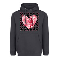 Smoke xoxo heart valentine's day Heavyweight Hoodie - MaliasSmallBusiness