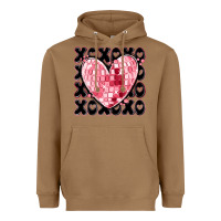 Toasted Coconut xoxo heart valentine's day Heavyweight Hoodie - MaliasSmallBusiness