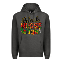 Charcoal Heather black nurse magic Premium Hoodie - LillyAllenDesigns
