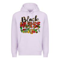 Lilac black nurse magic Premium Hoodie - LillyAllenDesigns