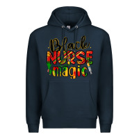 Navy black nurse magic Premium Hoodie - LillyAllenDesigns