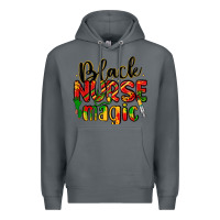 Rock black nurse magic Premium Hoodie - LillyAllenDesigns