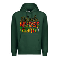 Sports Green black nurse magic Premium Hoodie - LillyAllenDesigns