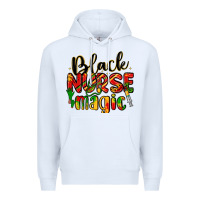 White black nurse magic Premium Hoodie - LillyAllenDesigns