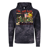 Cloud Black i'm just here for the snacks #softball brother Vintage Hoodie - Zillion Design Studio
